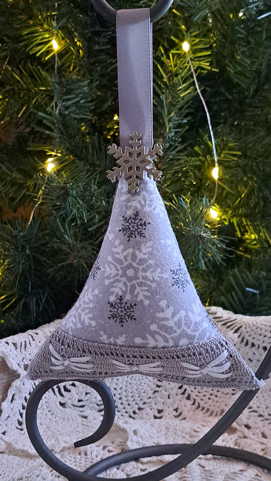 Snowflake Fleece Tree Ornament