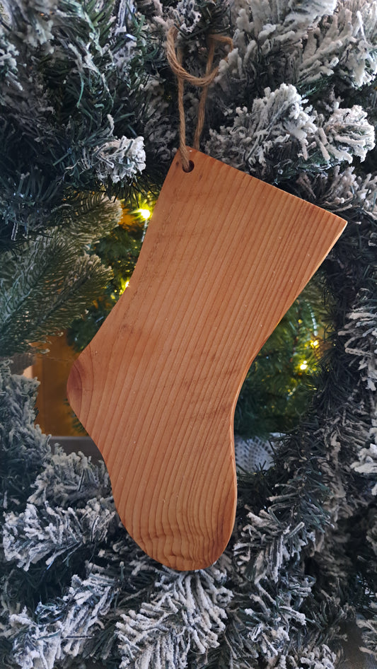Reclaimed Cedar Wood Stocking