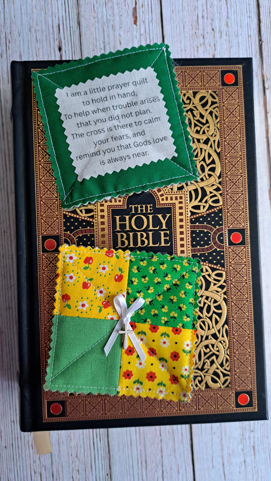 Wildflowers on the Green Pocket Prayer Quilt