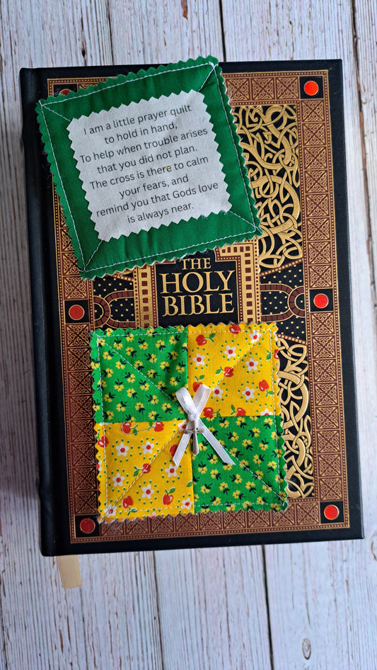 Apple Blossoms Pocket Prayer Quilt