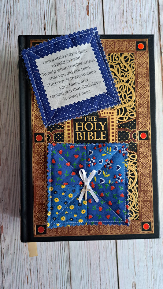 Heart full of Flowers Pocket Prayer Quilt