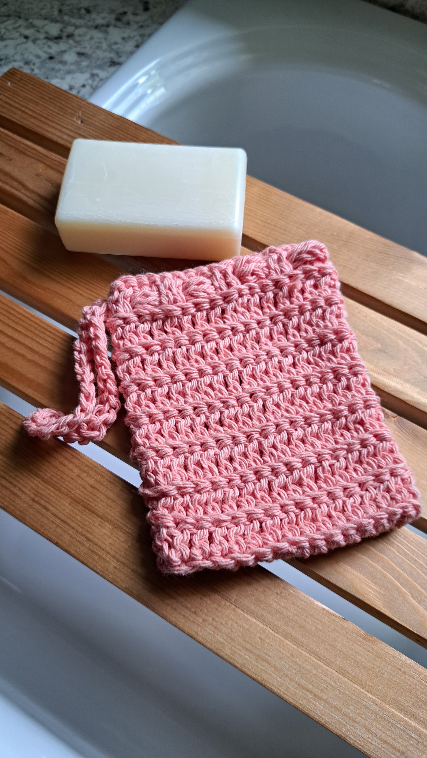 Soap Saver & Facial Scrubbies (Country Peach)
