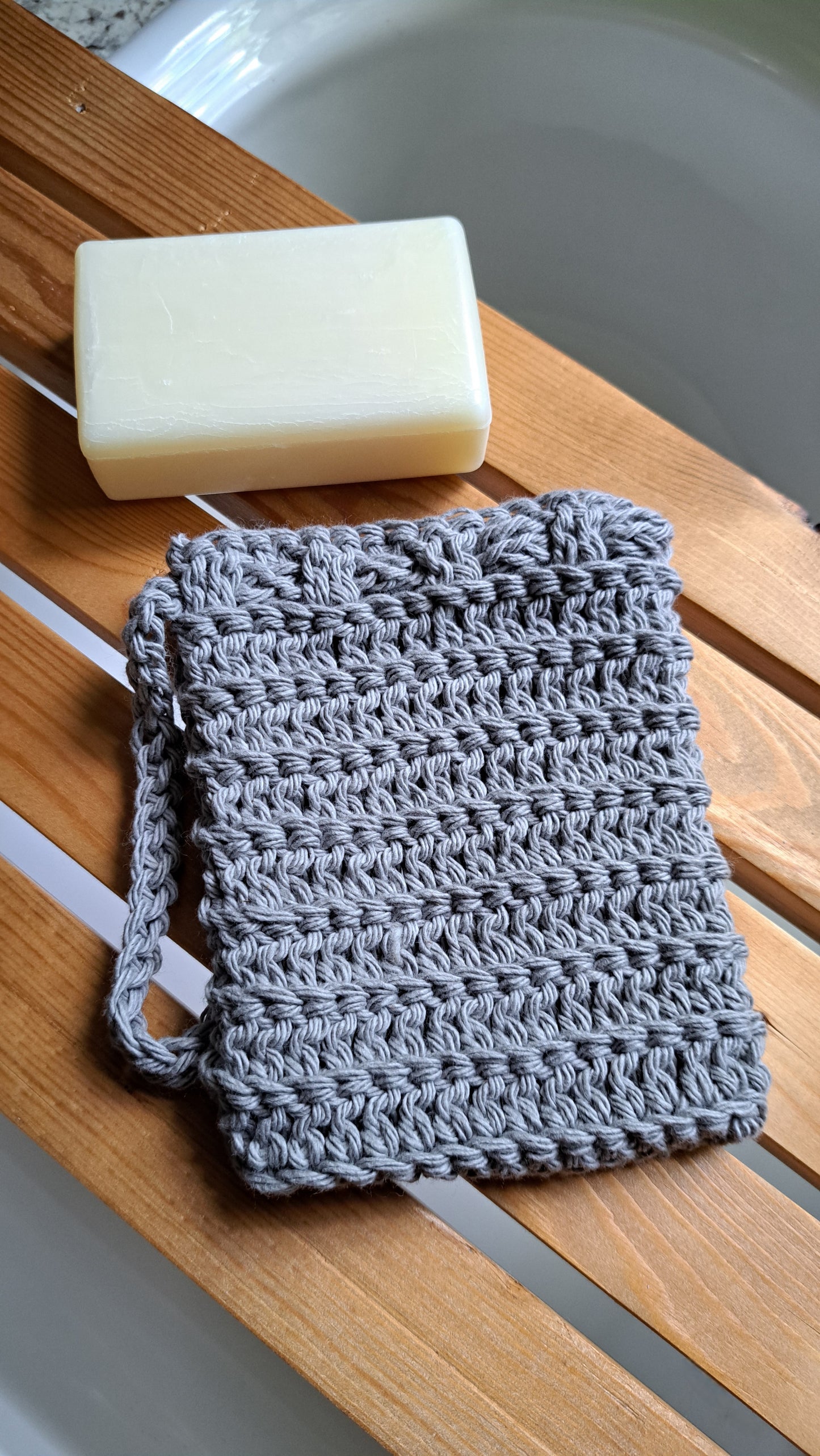 Soap Saver & Facial Scrubbies (Gray)