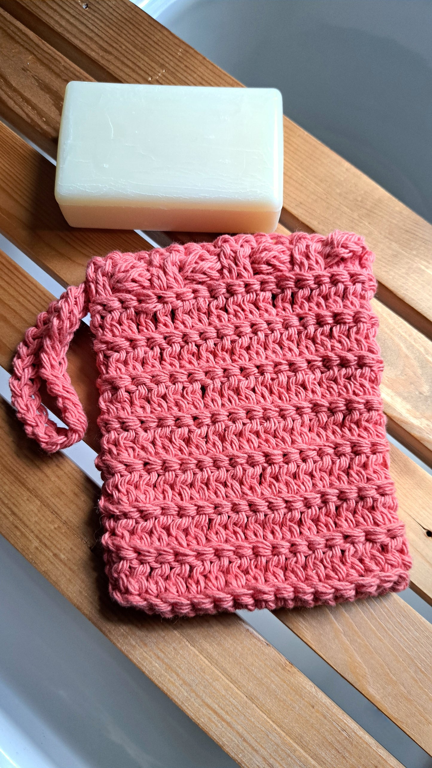 Soap Saver & Facial Scrubbies (Melon)