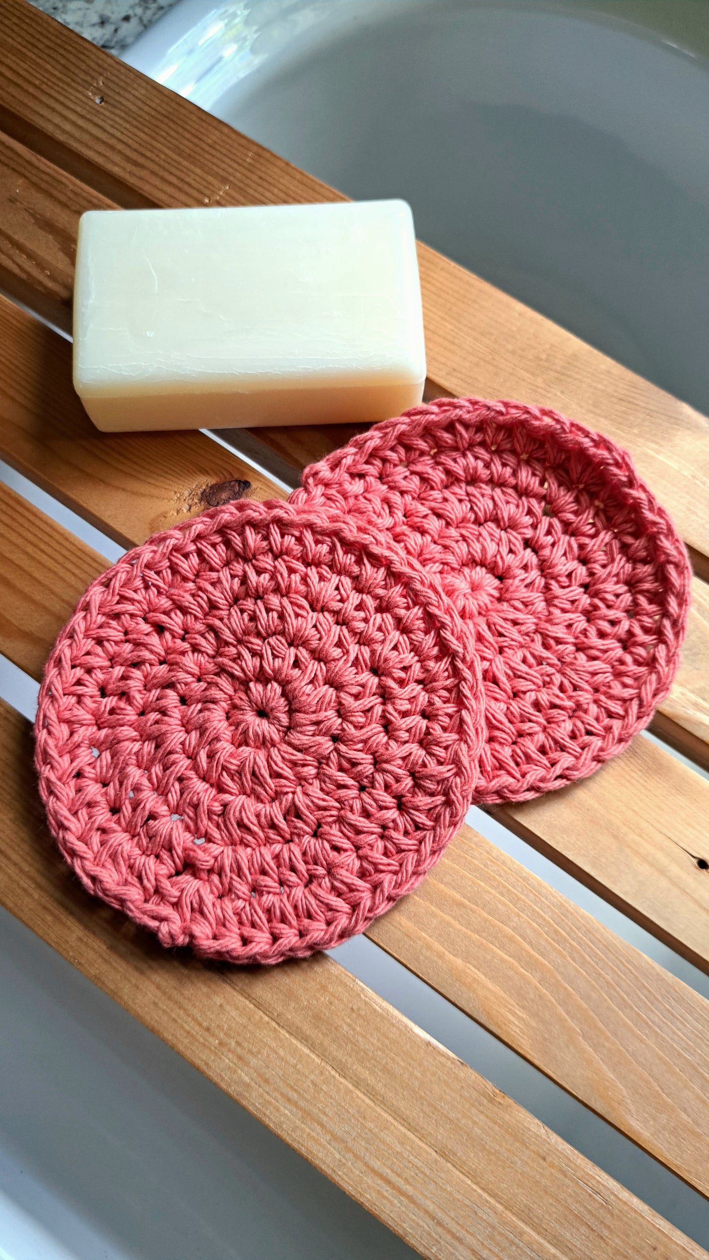 Soap Saver & Facial Scrubbies (Melon)