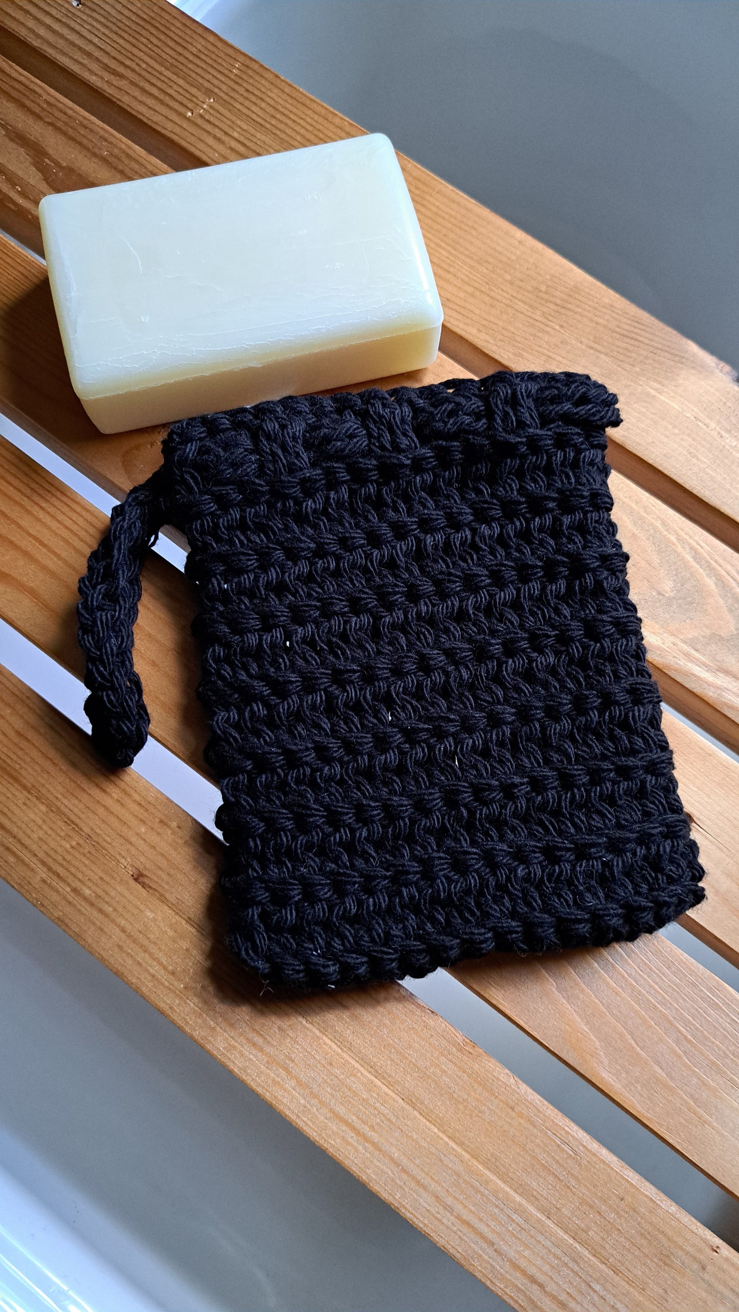 Soap Saver & Facial Scrubbies (Black)