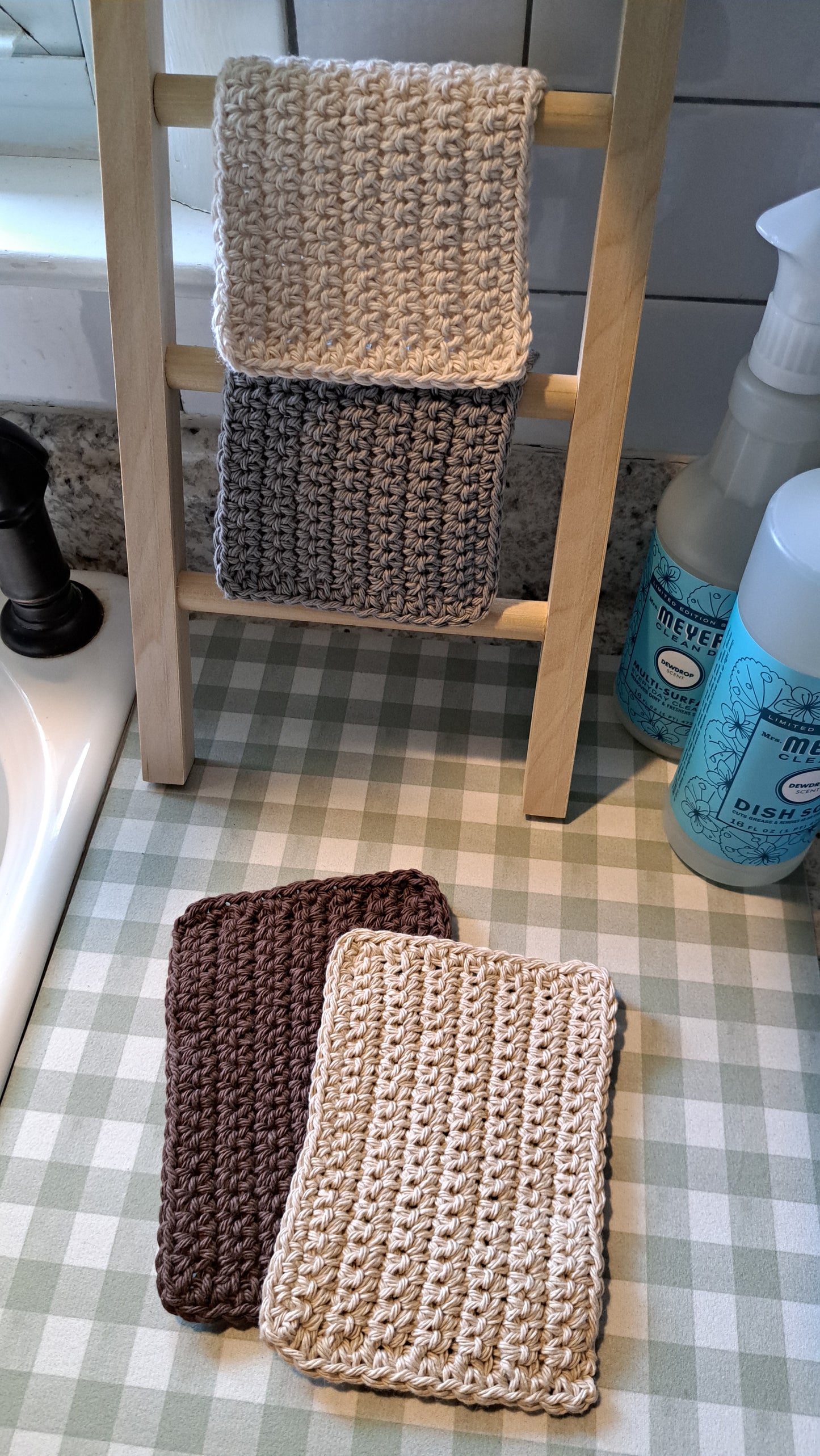 Crochet Dish Cloths (Earth & Stone)