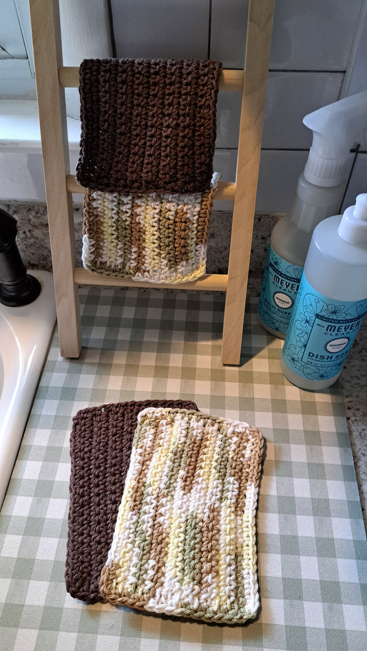Crochet Dish Cloths (Willow & Moss)