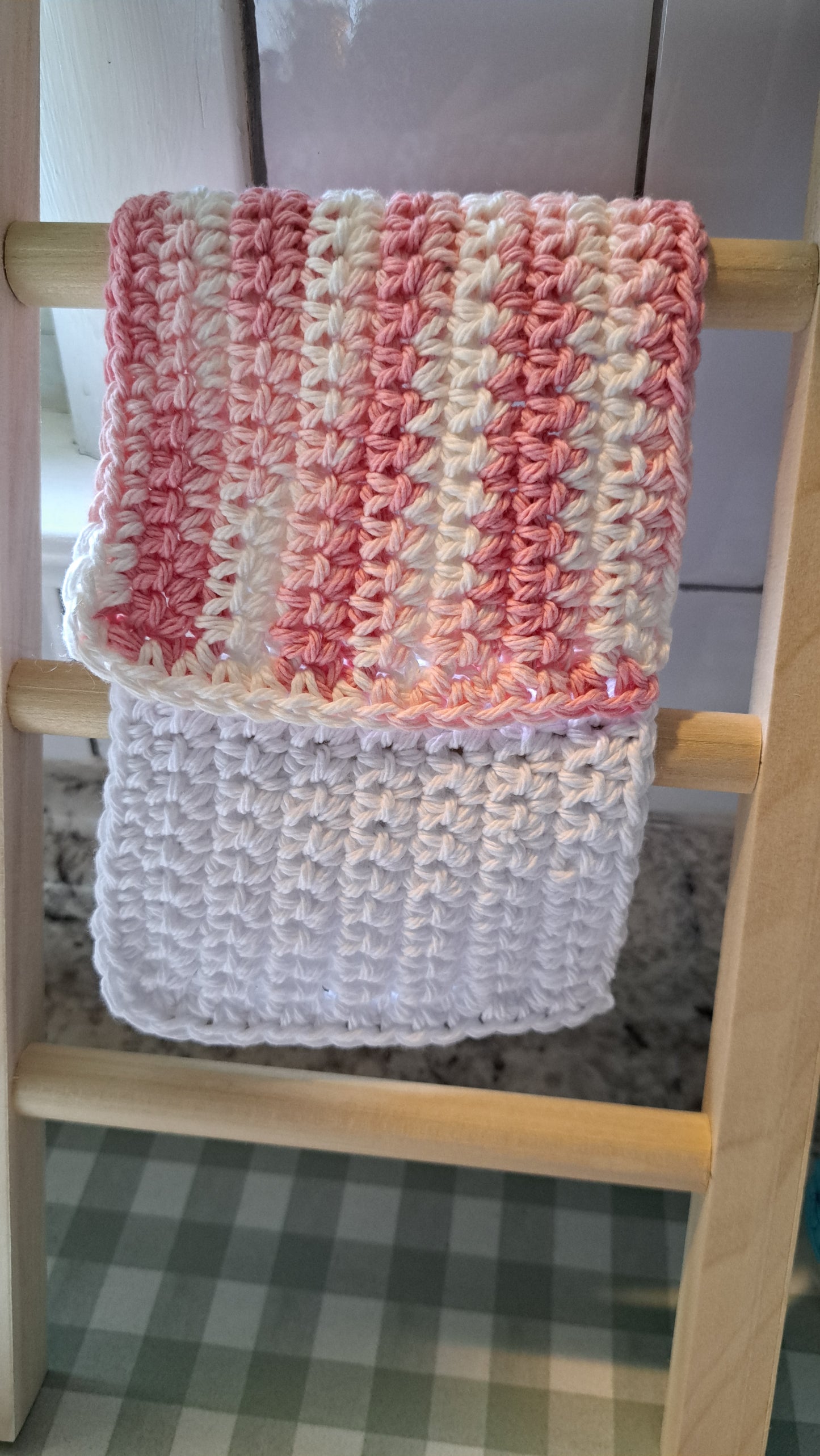 Crochet Dish Cloths (Petals in the Snow)