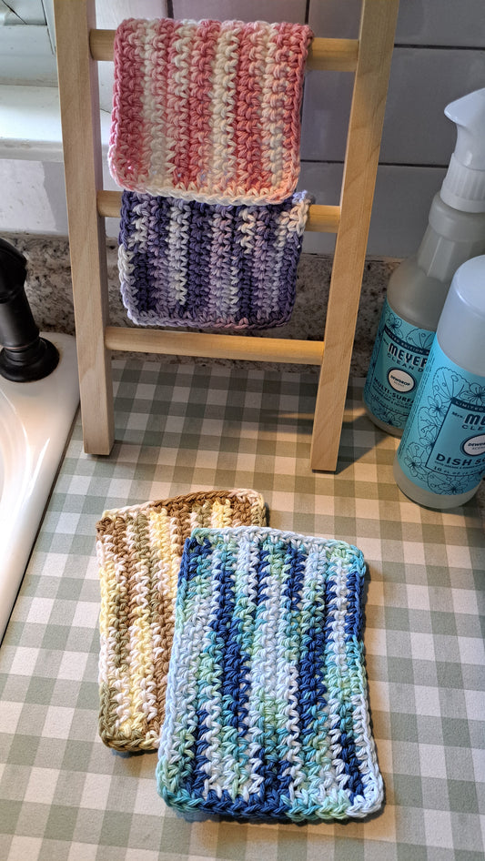 Crochet Dish Cloths (Wildflowers)