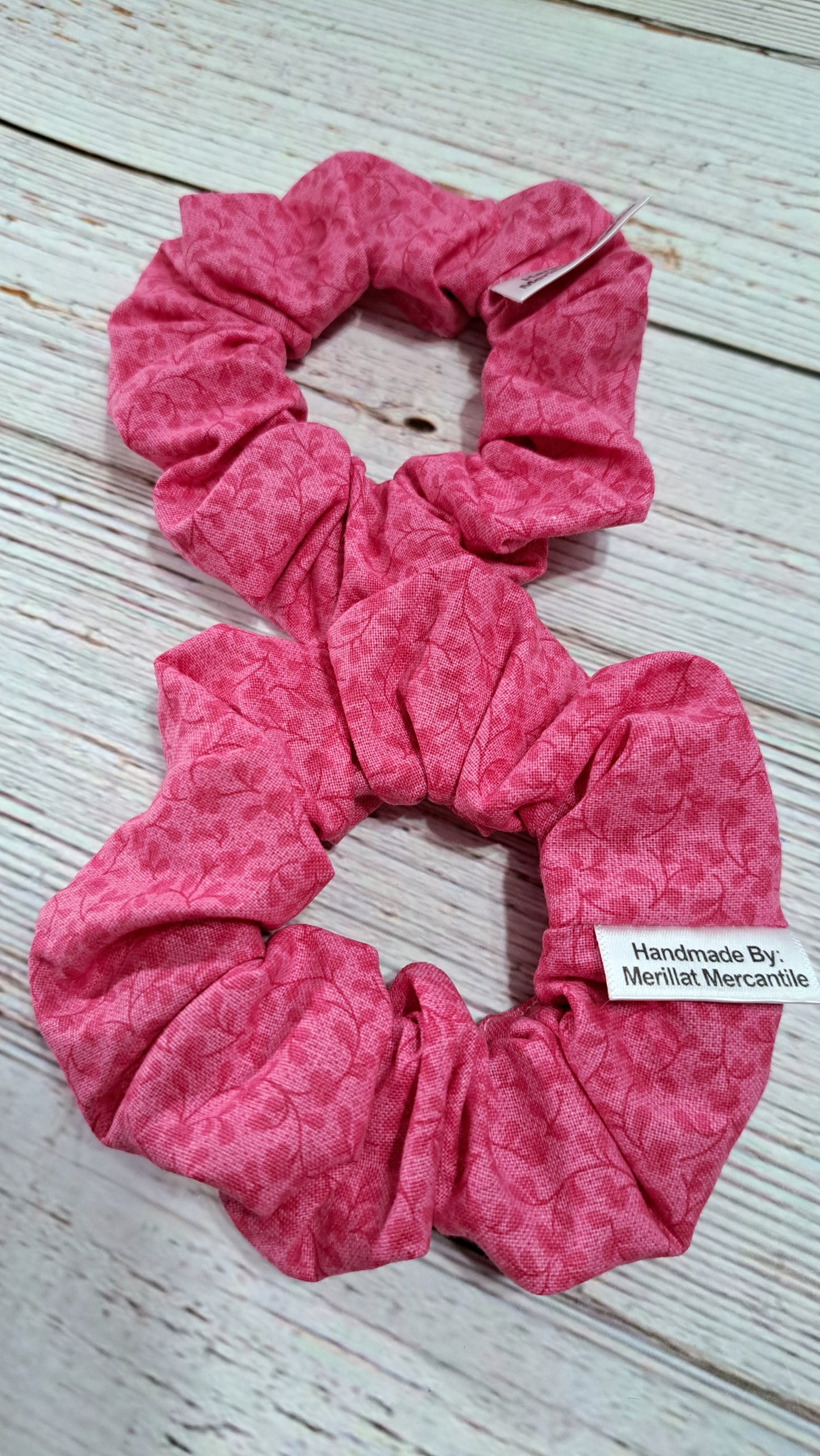 Pink Vine Scrunchie Set of 2