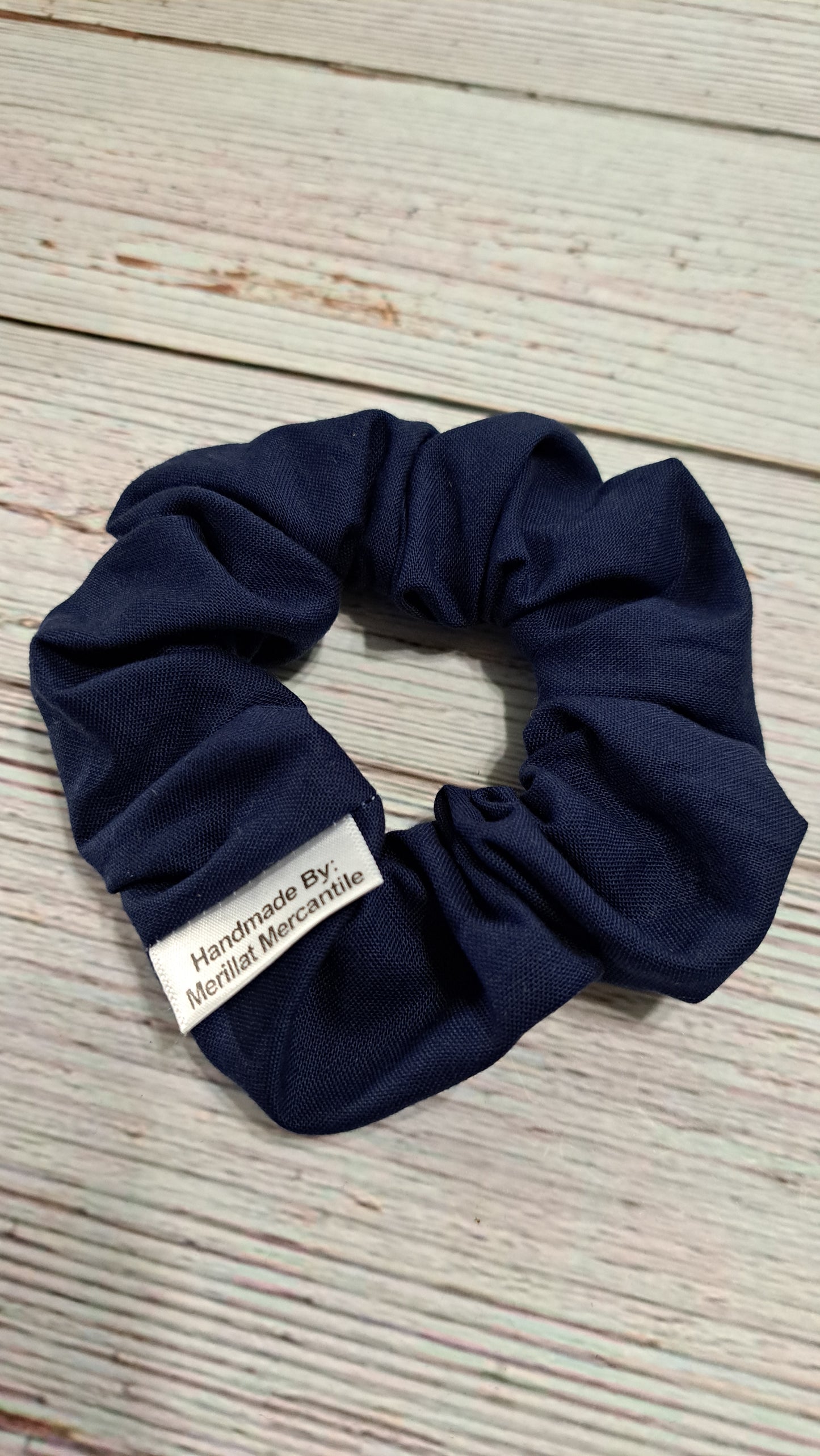 Navy Blue Scrunchie Set of 2