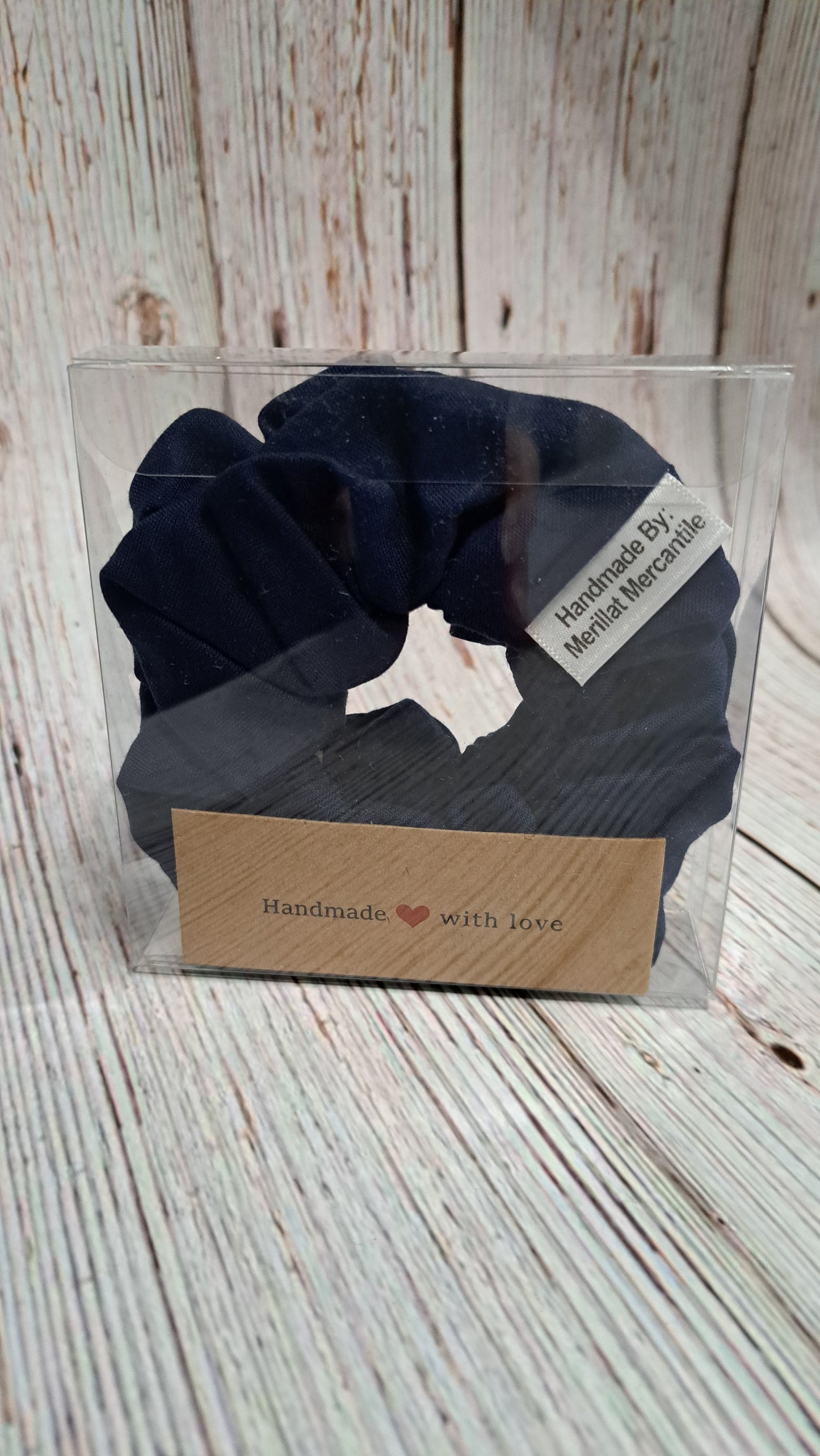 Navy Blue Scrunchie Set of 2