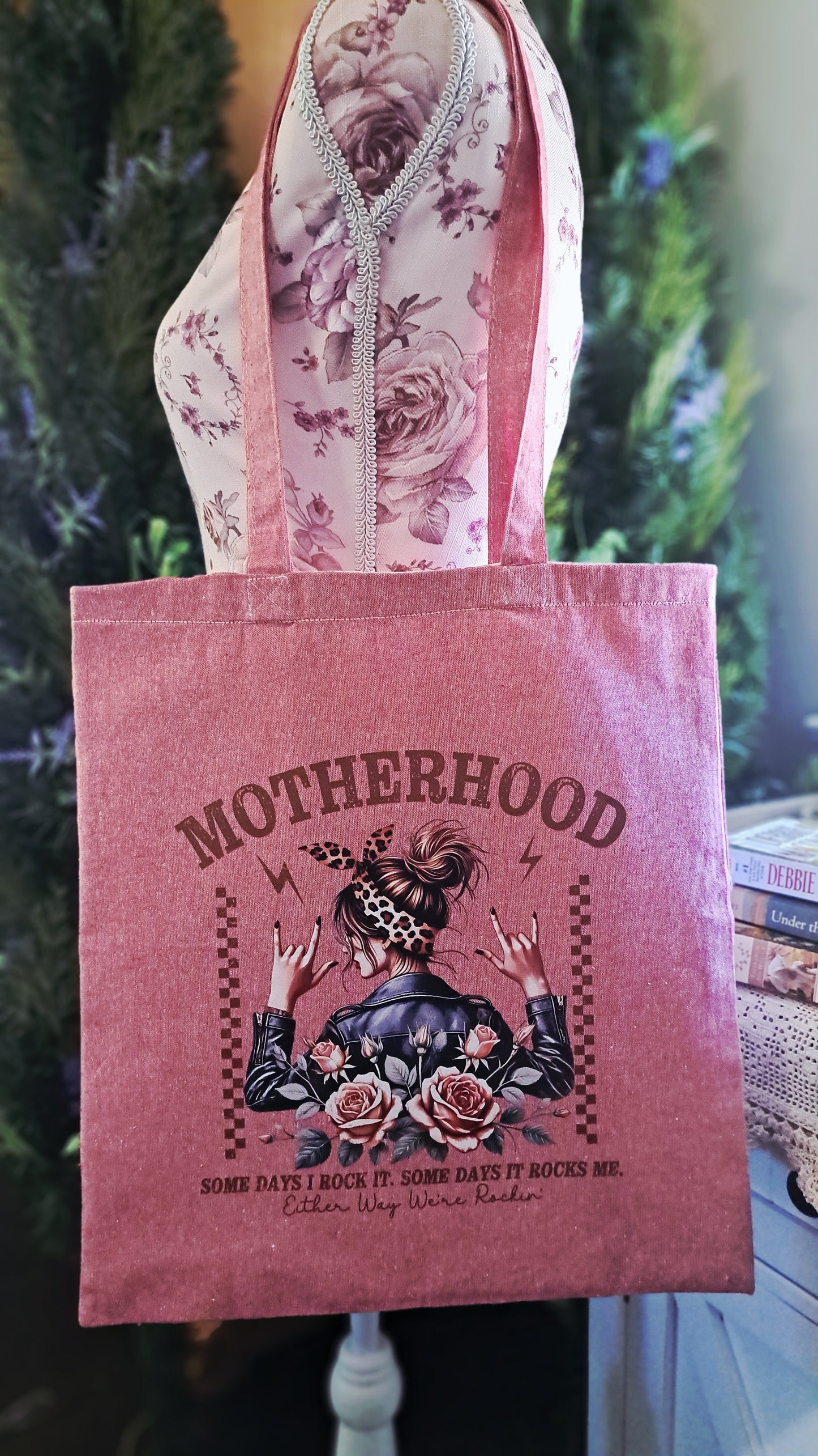 Rose Motherhood Tote Bag