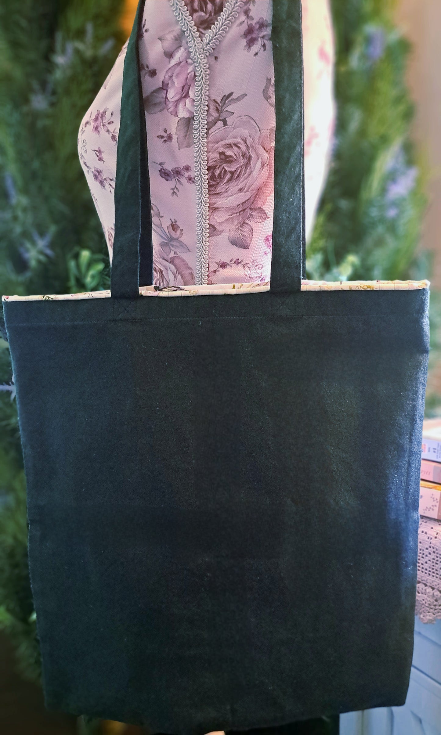 Evergreen Mushroom Tote Bag