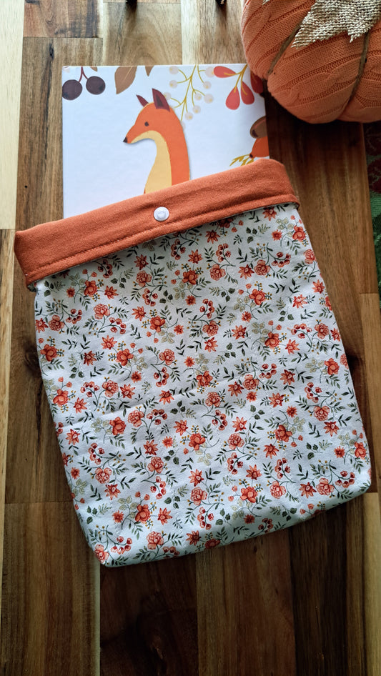 Kindle-Book-Tablet Pouch - Autumn Rose