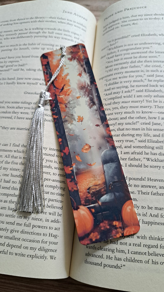 Autumn Scene 8 Page Marker (silver)