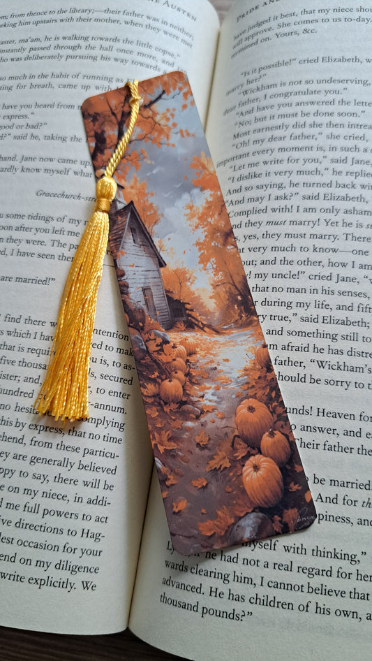 Autumn Scene 9 Page Marker (golden rod)