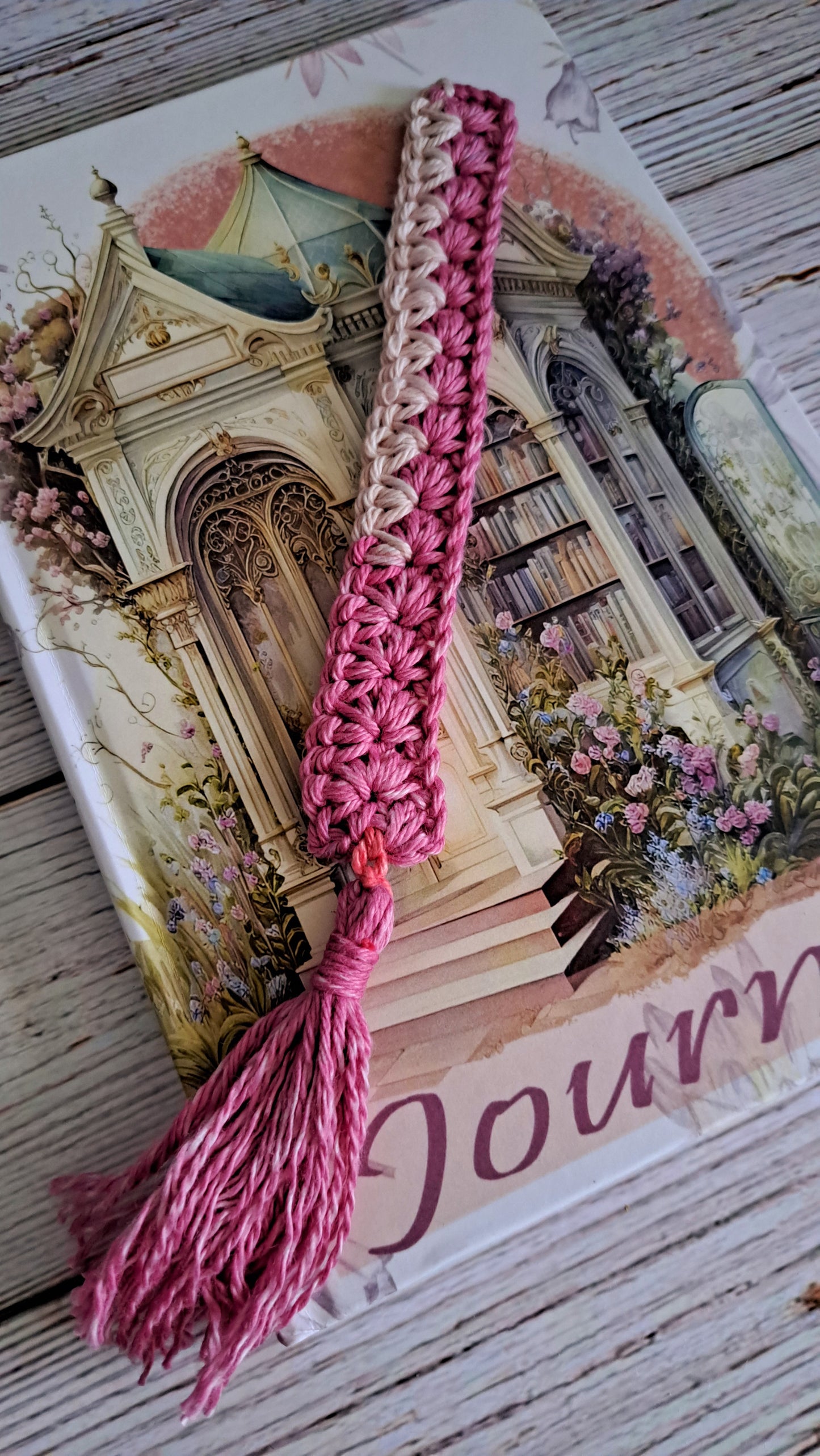 Crochet Berry Jam Bookmark