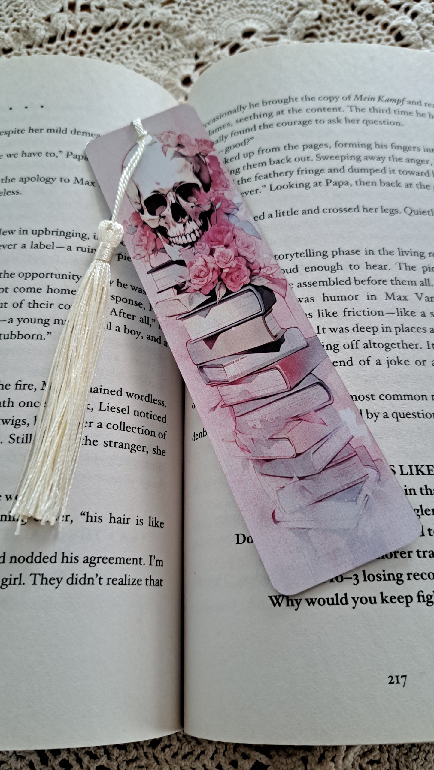Metal Dark Romance Bookmark #2