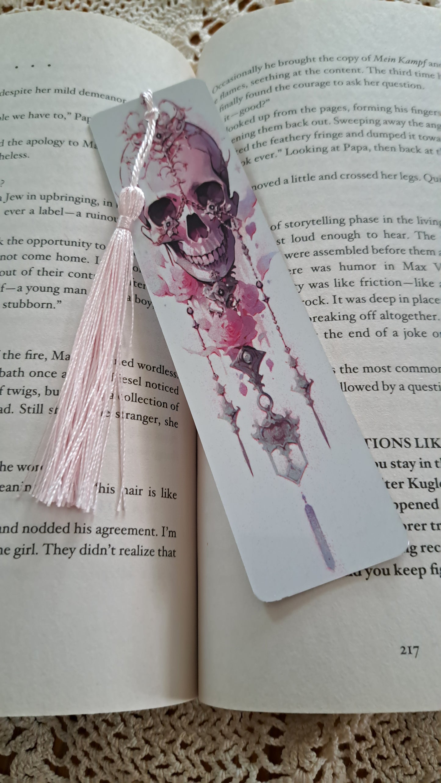 Metal Dark Romance Bookmark #4