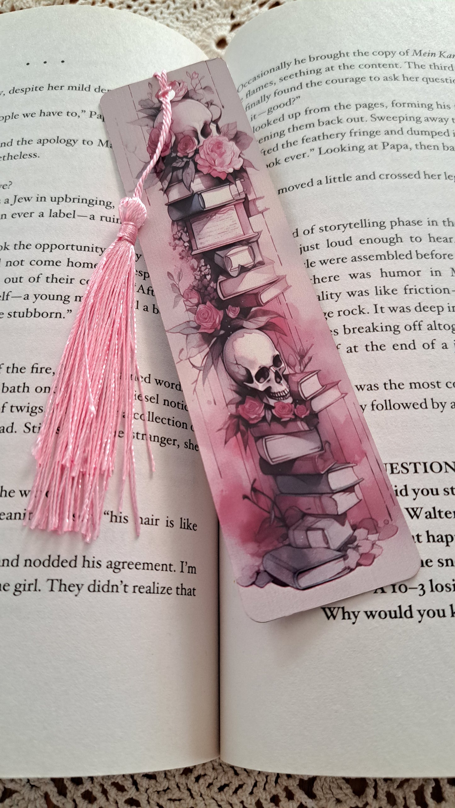 Metal Dark Romance Bookmark #7