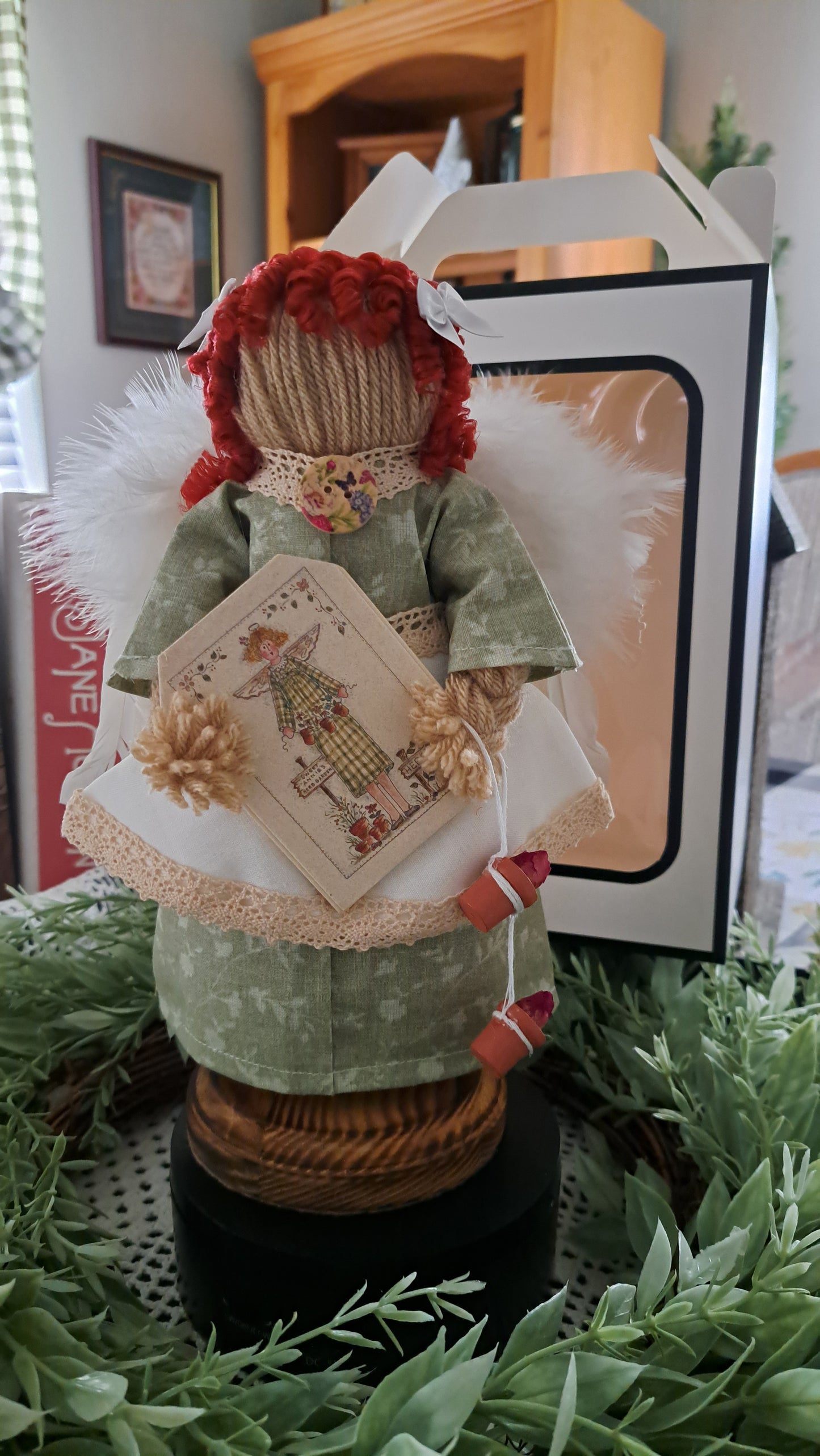Handmade Yarn Doll Angel Holly