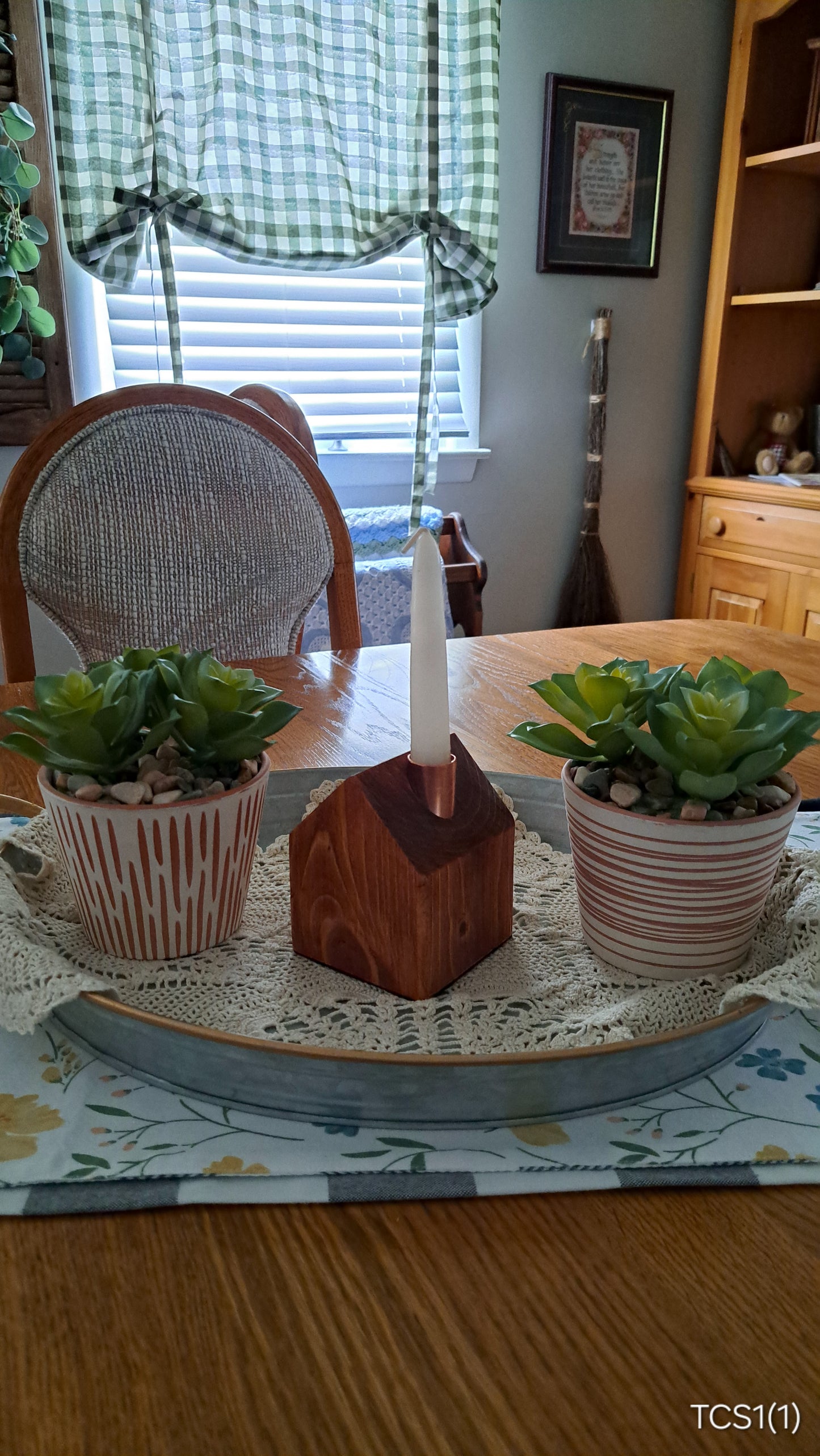 Copper Chimney Candle Cottage Traditional Cherry TCS1