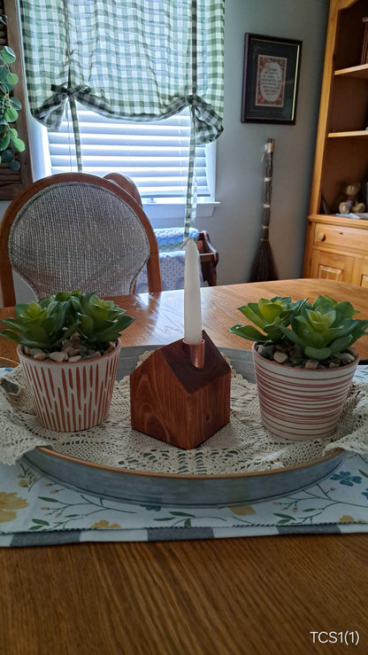 Copper Chimney Candle Cottage Traditional Cherry TCS1