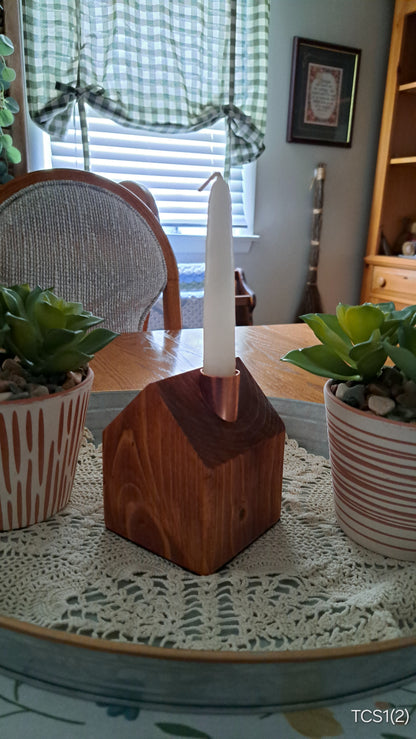 Copper Chimney Candle Cottage Traditional Cherry TCS1