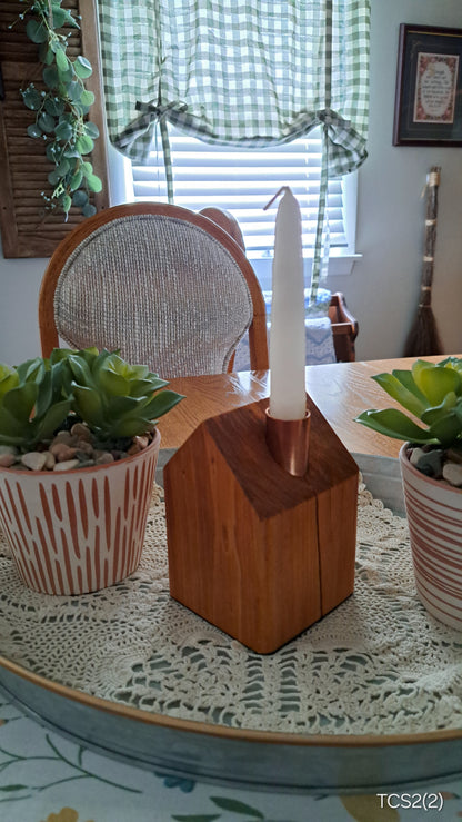 Copper Chimney Candle Cottage Traditional Cherry TCS2