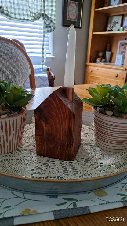 Copper Chimney Candle Cottage Traditional Cherry TCS5