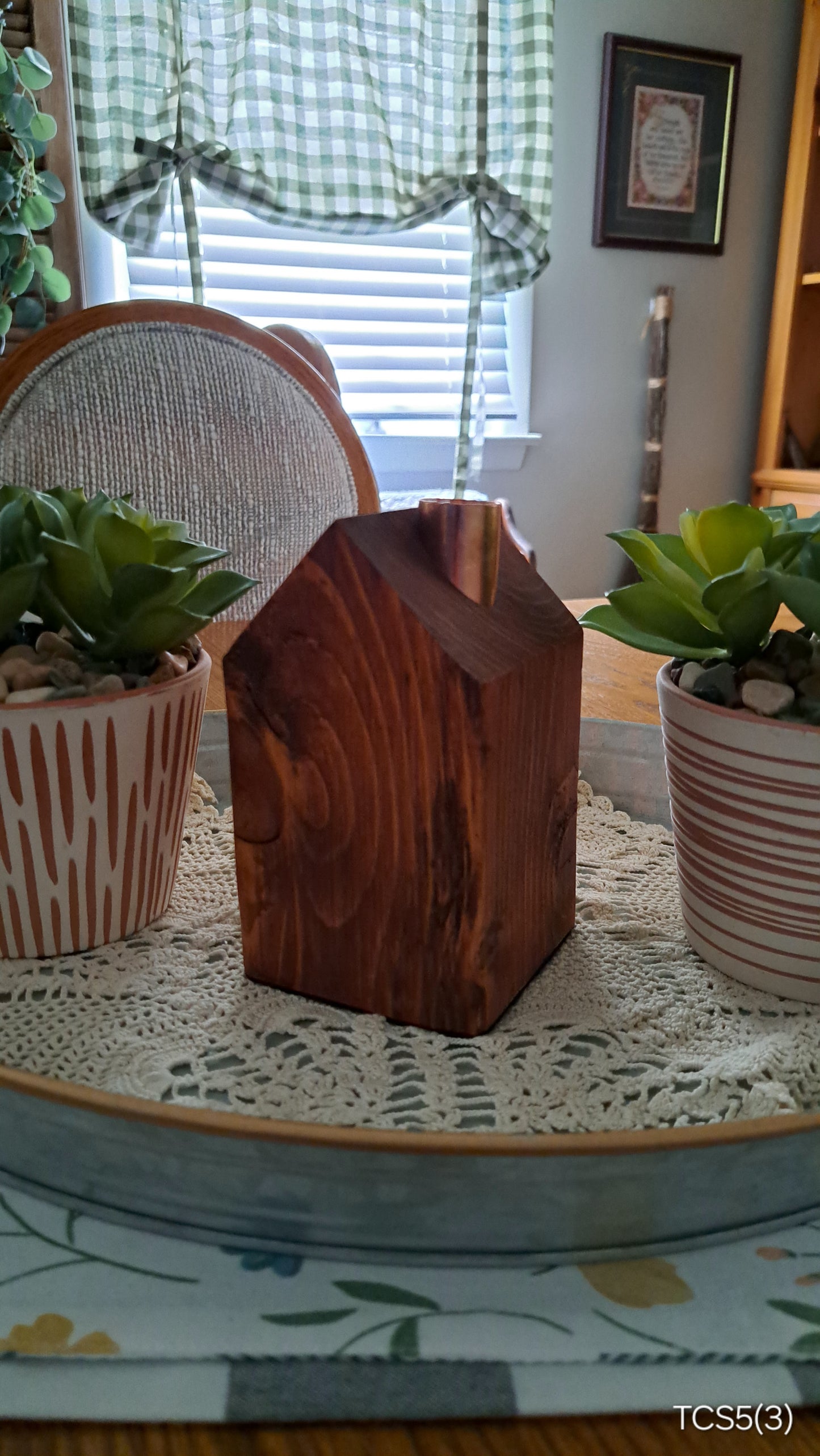 Copper Chimney Candle Cottage Traditional Cherry TCS5