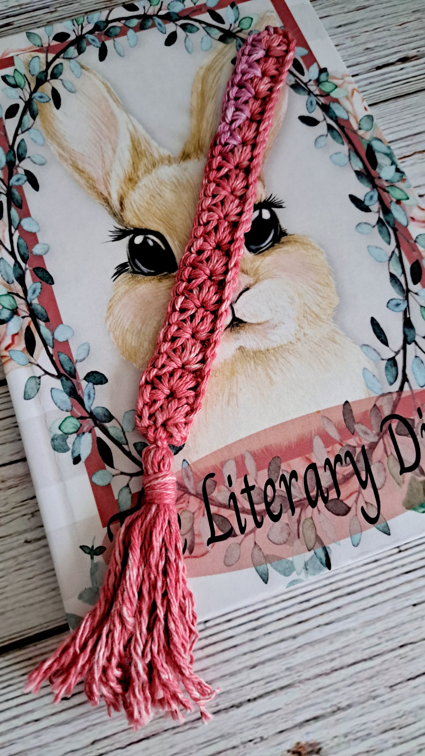 Crochet Berry Jam Bookmark