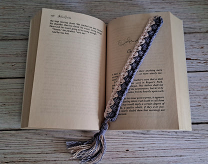 Crochet Blueberry Bookmark