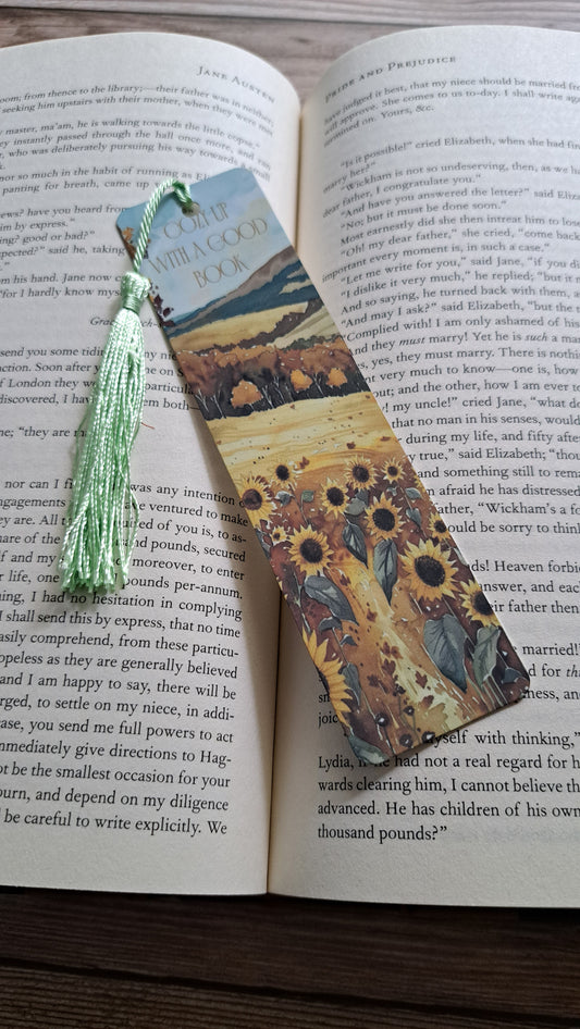 Cozy Up With A Good Book Page Marker (light green)