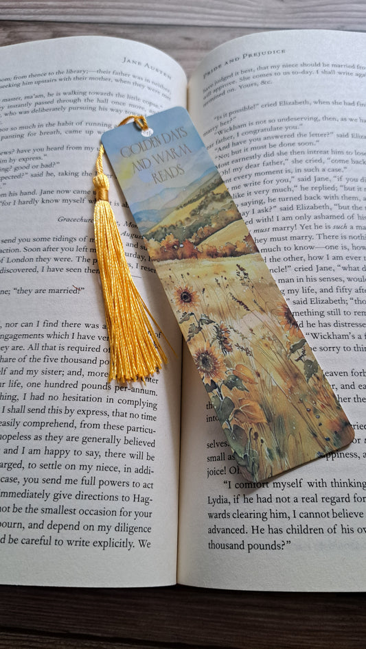 Golden Days and Warm Reads Page Marker (golden rod)