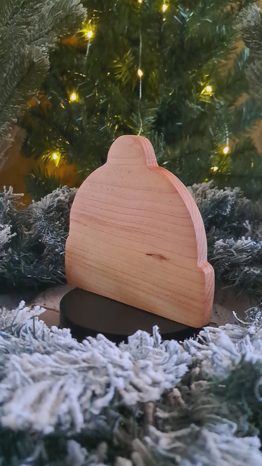 Reclaimed Cedar Wood Winter Hat