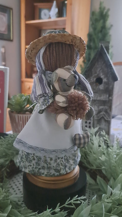 Handmade Yarn Doll Cecile