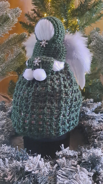 Winter Pine Snow Angel