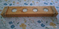 Quadruple Tea Light Candle Holder Spring Oak